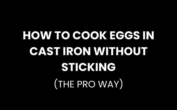 Eggs in cast iron skillet