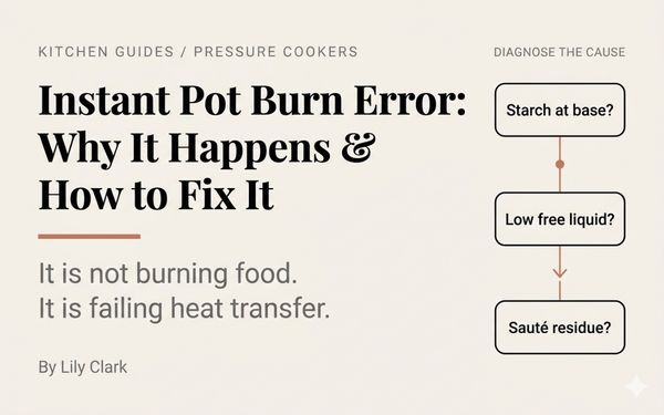 Instant Pot Burn Message Fix