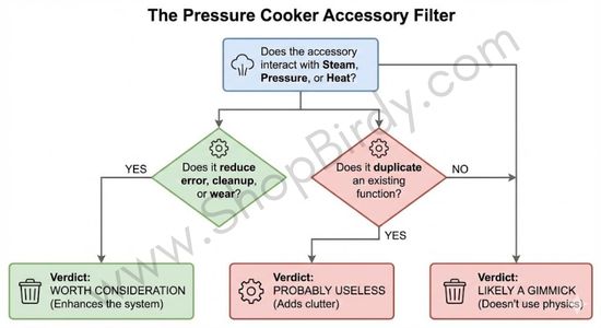 This flowchart provides a clear, actionable tool to evaluate any accessory you are considering. It is best to prioritize physics and reliability over gimmicks.