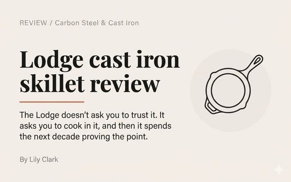 Lodge cast iron skillet review